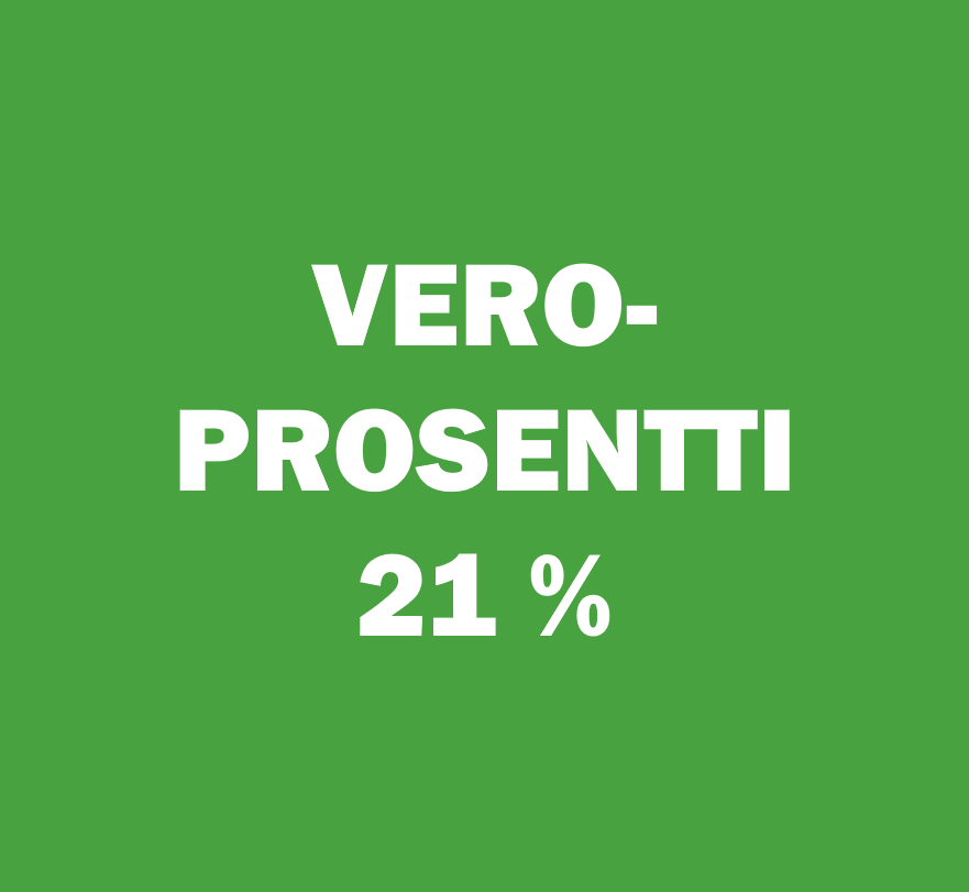 Veroprosentti 21 %